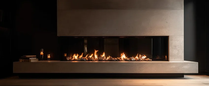 Gas Fireplace Ember Bed Design Services in Millbrae, California