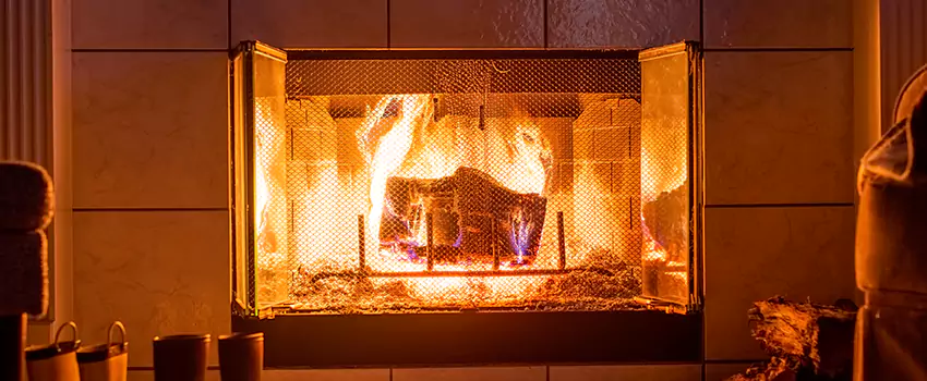 Mendota Hearth Landscape Fireplace Installation in Millbrae, California