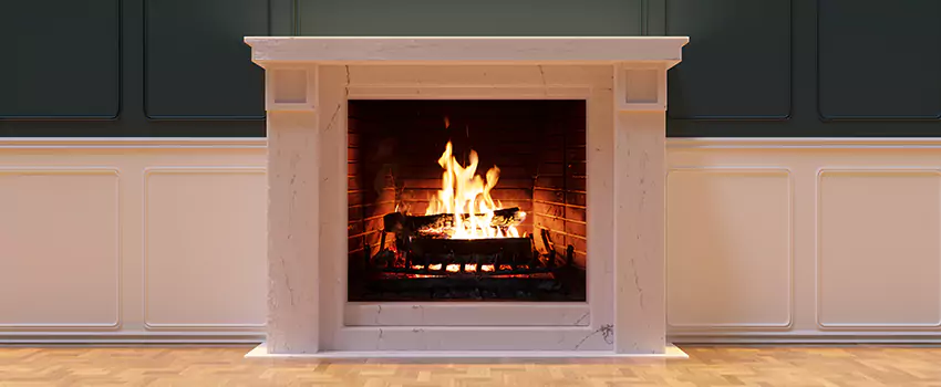 Open Flame Wood-Burning Fireplace Installation Services in Millbrae, California