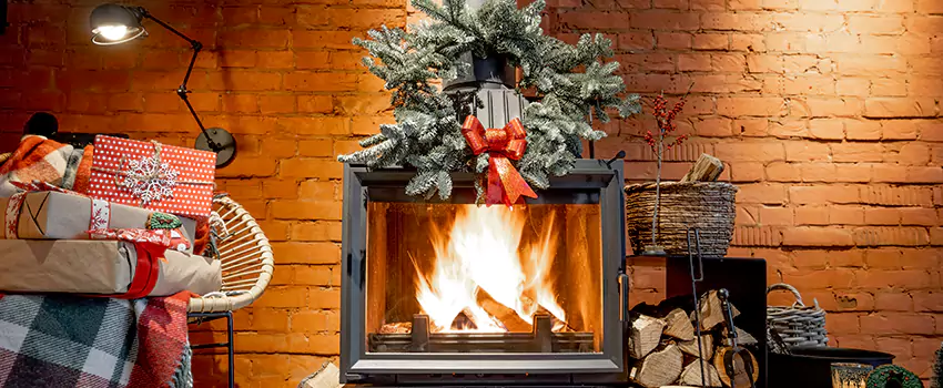 Travis Industries Linear Gas Fireplace Installation in Millbrae, California