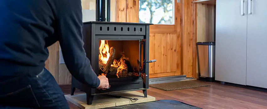 Open Hearth Wood Fireplace Installation in Millbrae, CA