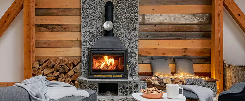 Thelin Hearth Products Direct Vent Gas Stove Fireplace Inspection in Millbrae, California
